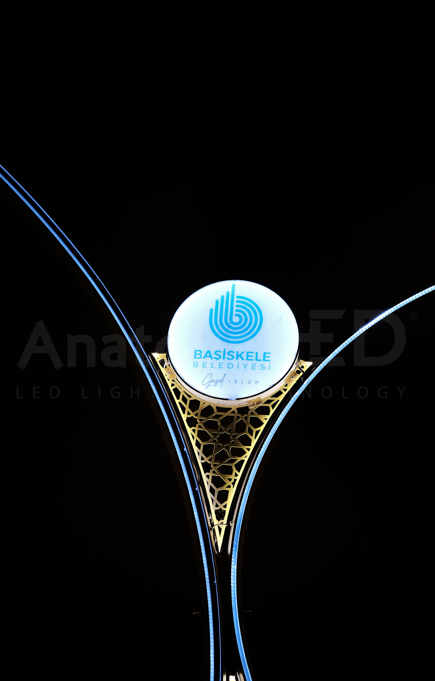 Anatolia LED | Başiskele Belediyesi Mesan Sokak TEDAŞ Onaylı 7,5 + 5,5 Metre Ant-Swan Modeli Dekoratif Aydınlatma Yapım İşi / 2021