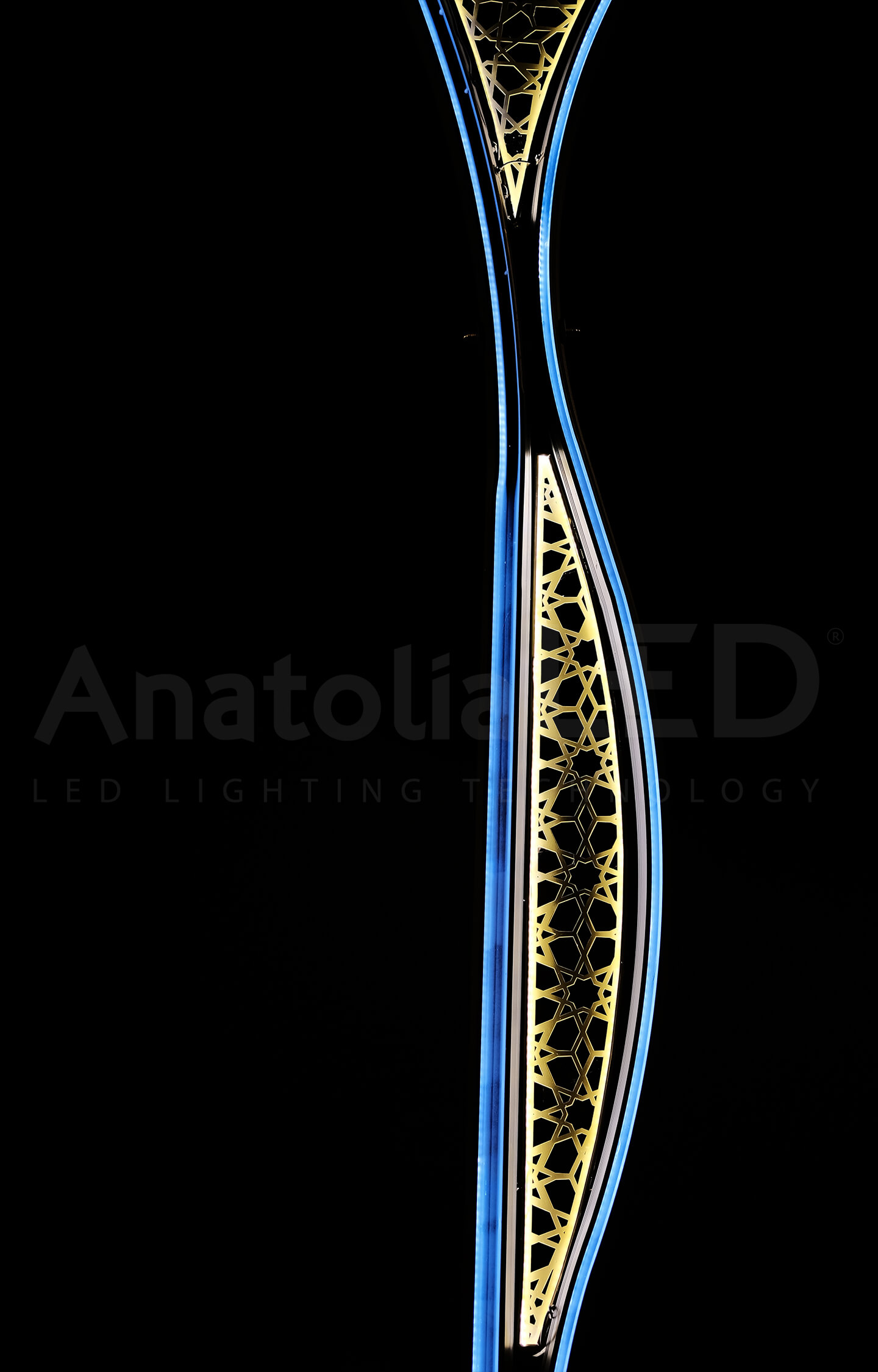 Anatolia LED | Başiskele Belediyesi Mesan Sokak TEDAŞ Onaylı 7,5 + 5,5 Metre Ant-Swan Modeli Dekoratif Aydınlatma Yapım İşi / 2021