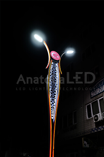 Anatolia LED | Derince Belediyesi Dernek Sokak Dekoratif Ledli Aydınlatma Yapım İşimiz / 2020