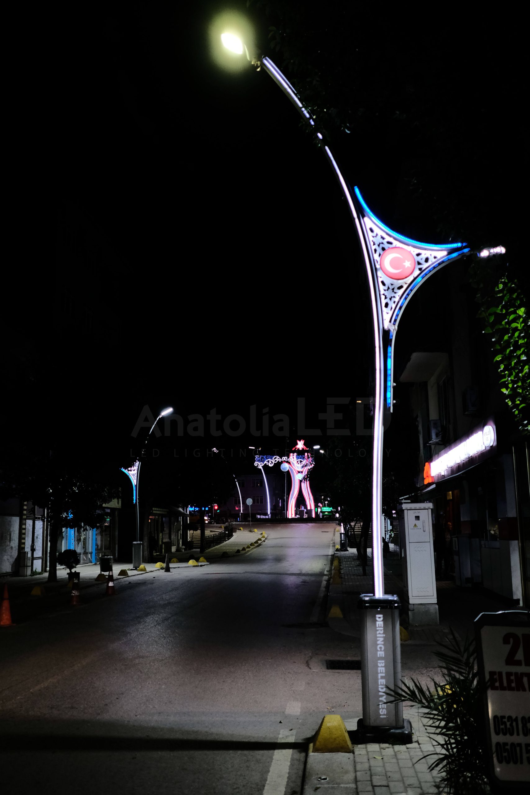 Anatolia LED | Derince Belediyesi İstasyon Caddesi Dekoratif Ledli Aydınlatma Yapım İşimiz / 2019