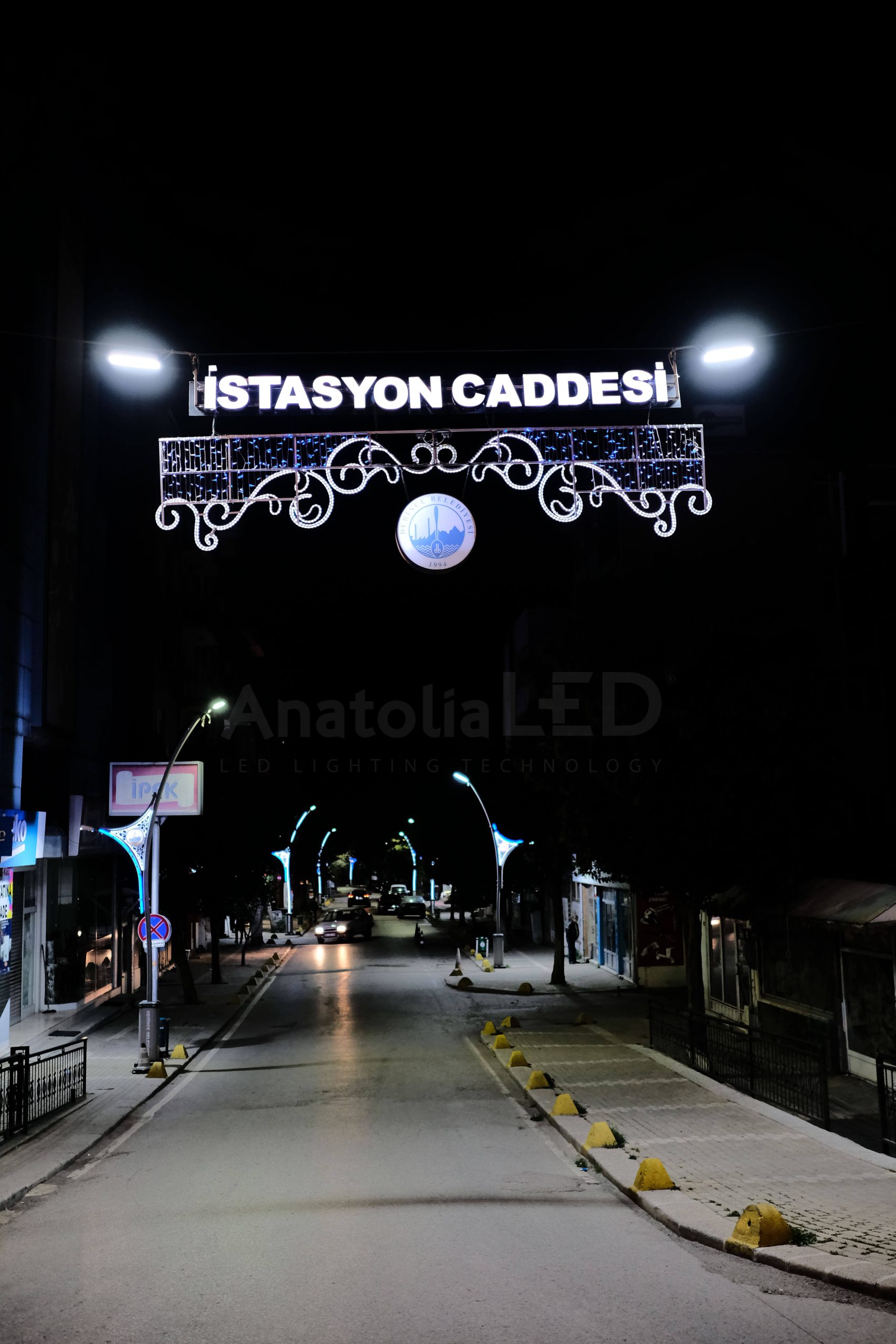 Anatolia LED | Derince Belediyesi İstasyon Caddesi Dekoratif Ledli Aydınlatma Yapım İşimiz / 2019