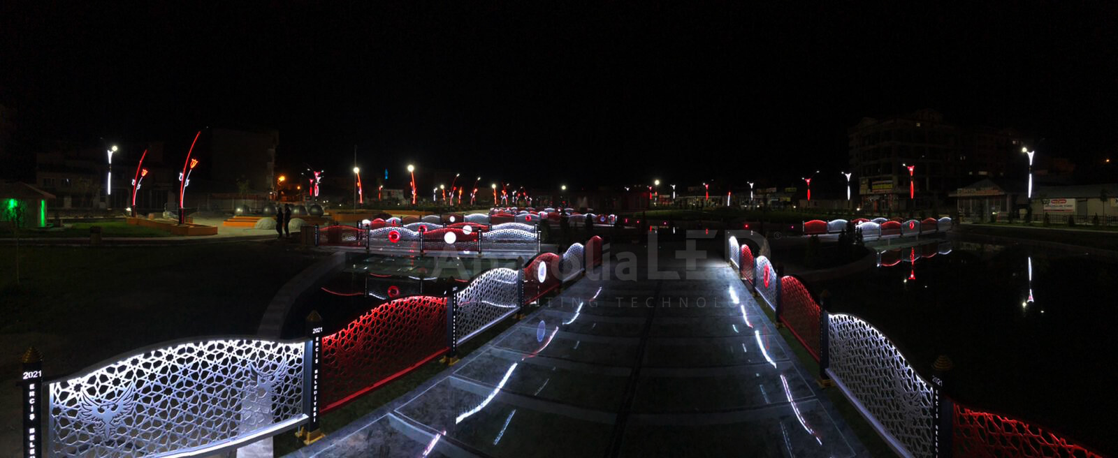 Anatolia LED | Erciş Millet Bahçesi Dekoratif Ledli Korkuluk Yapım İşi – 2021