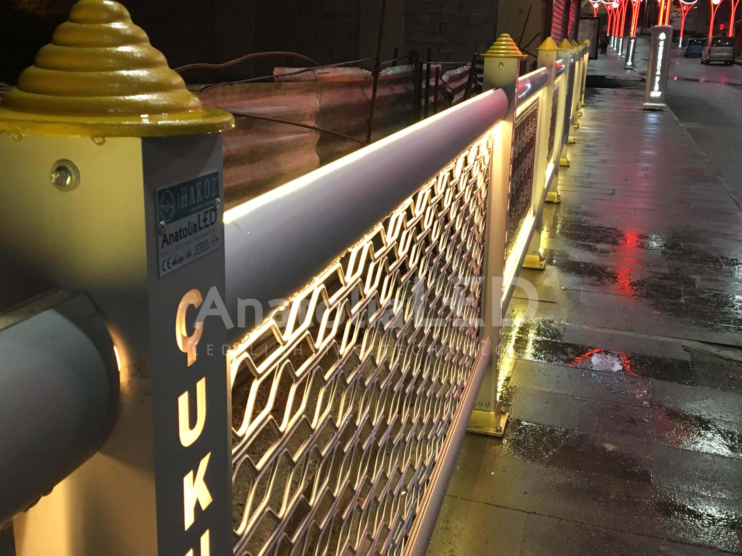 Anatolia LED | Hakkari Çukurca Belediyesi – Dekoratif Ledli Korkuluk Yapım İşi – 2019