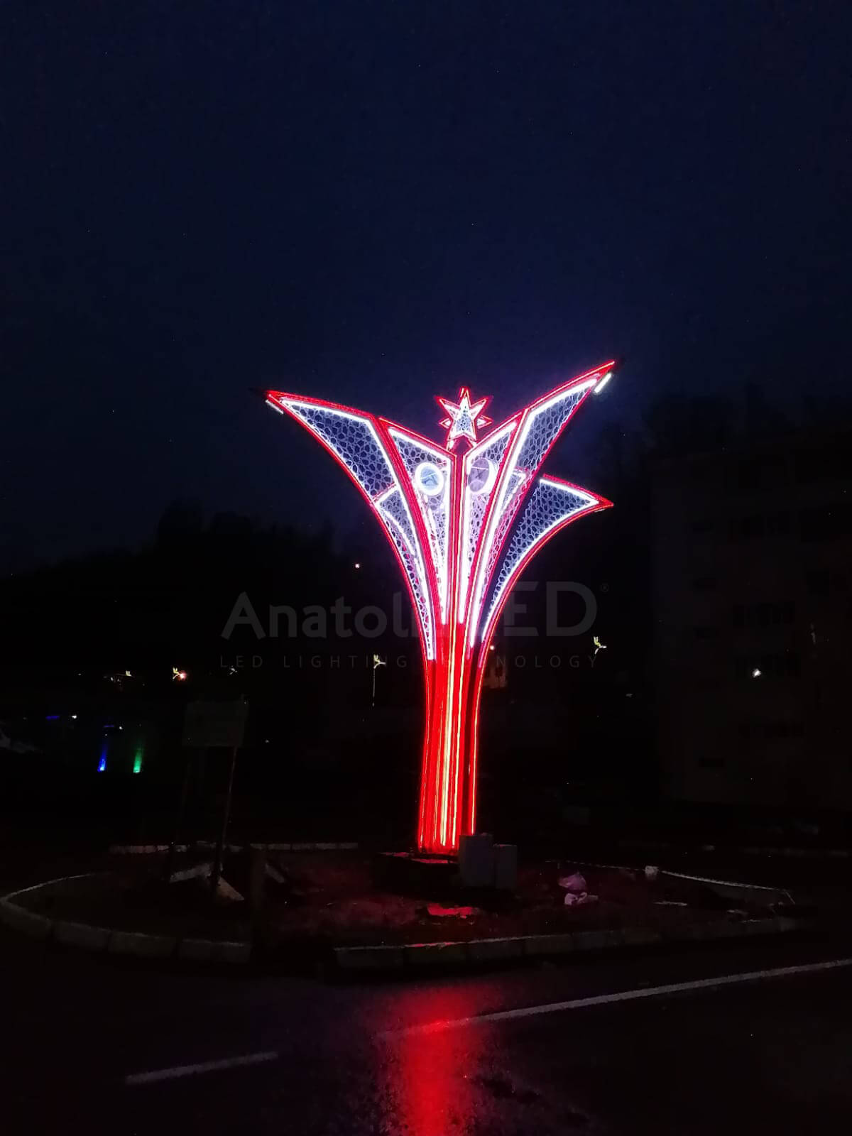 Anatolia LED | Kalkandere Belediyesi Saat Kulesi Şehir Görseli Yapım İşi / 2021