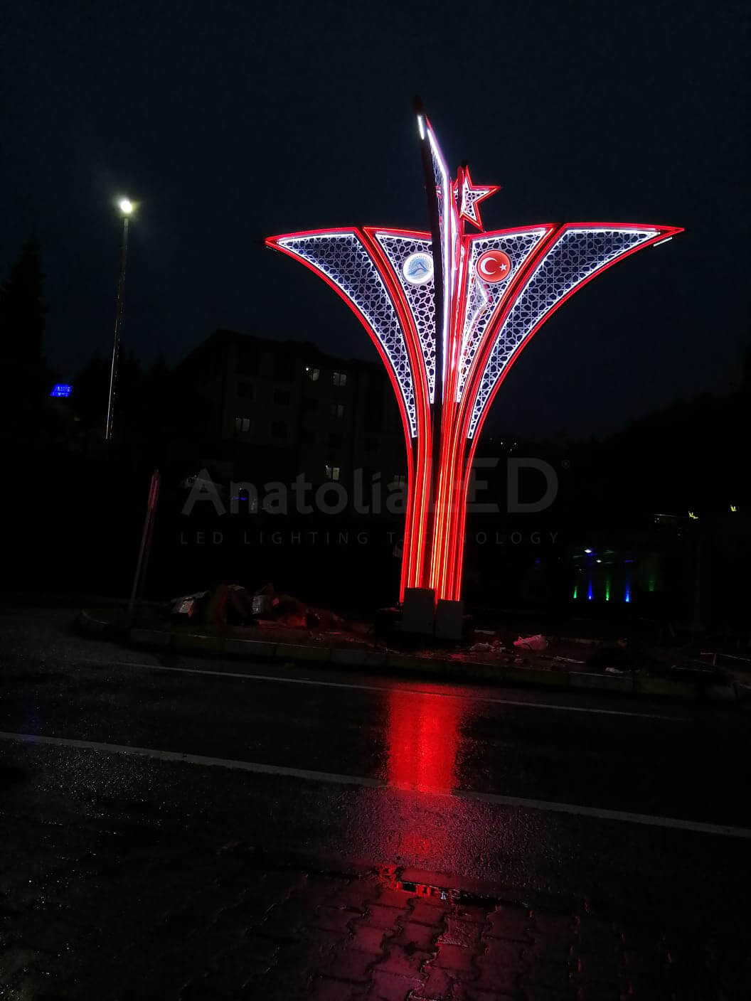 Anatolia LED | Kalkandere Belediyesi Saat Kulesi Şehir Görseli Yapım İşi / 2021