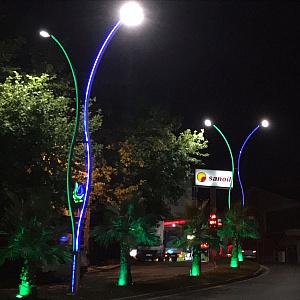 Anatolia LED | Kocaeli Çayırova Belediyesi – Dekoratif Ledli Yol Aydınlatması Yapım İşi – 2016