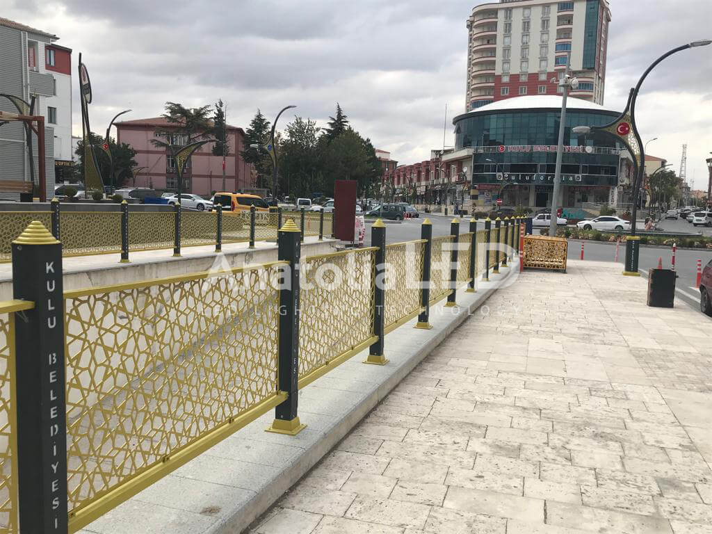 Anatolia LED | Kulu Belediyesi Dekoratif Ledli Korkuluk Yapım İşi – 2021