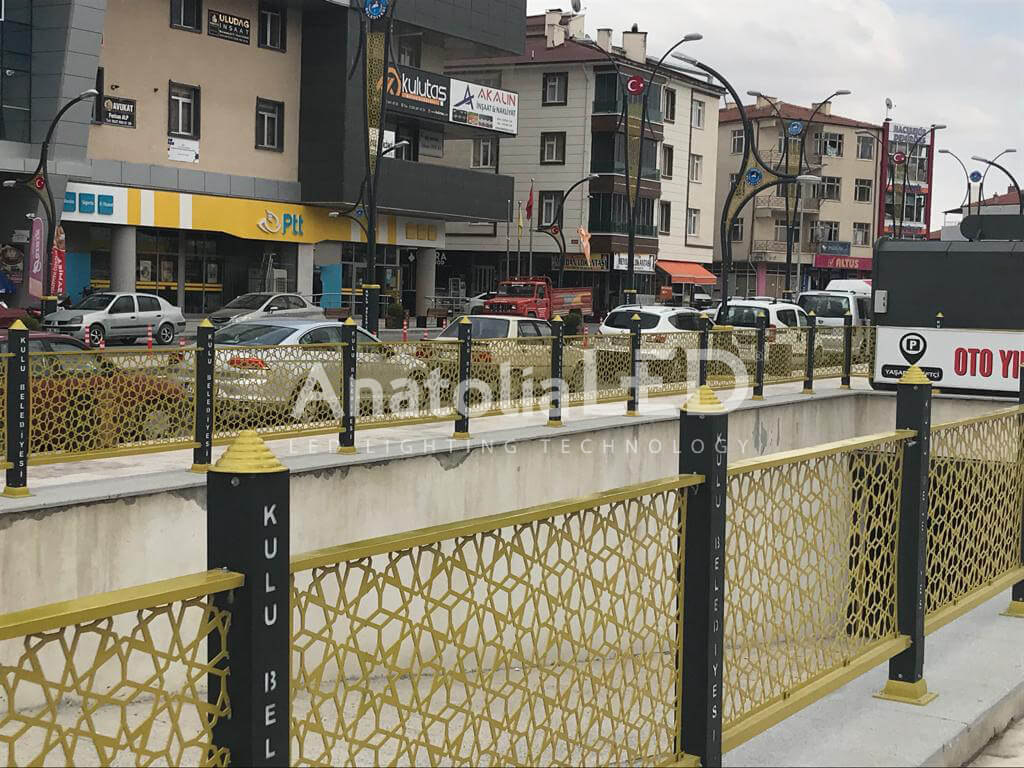 Anatolia LED | Kulu Belediyesi Dekoratif Ledli Korkuluk Yapım İşi – 2021