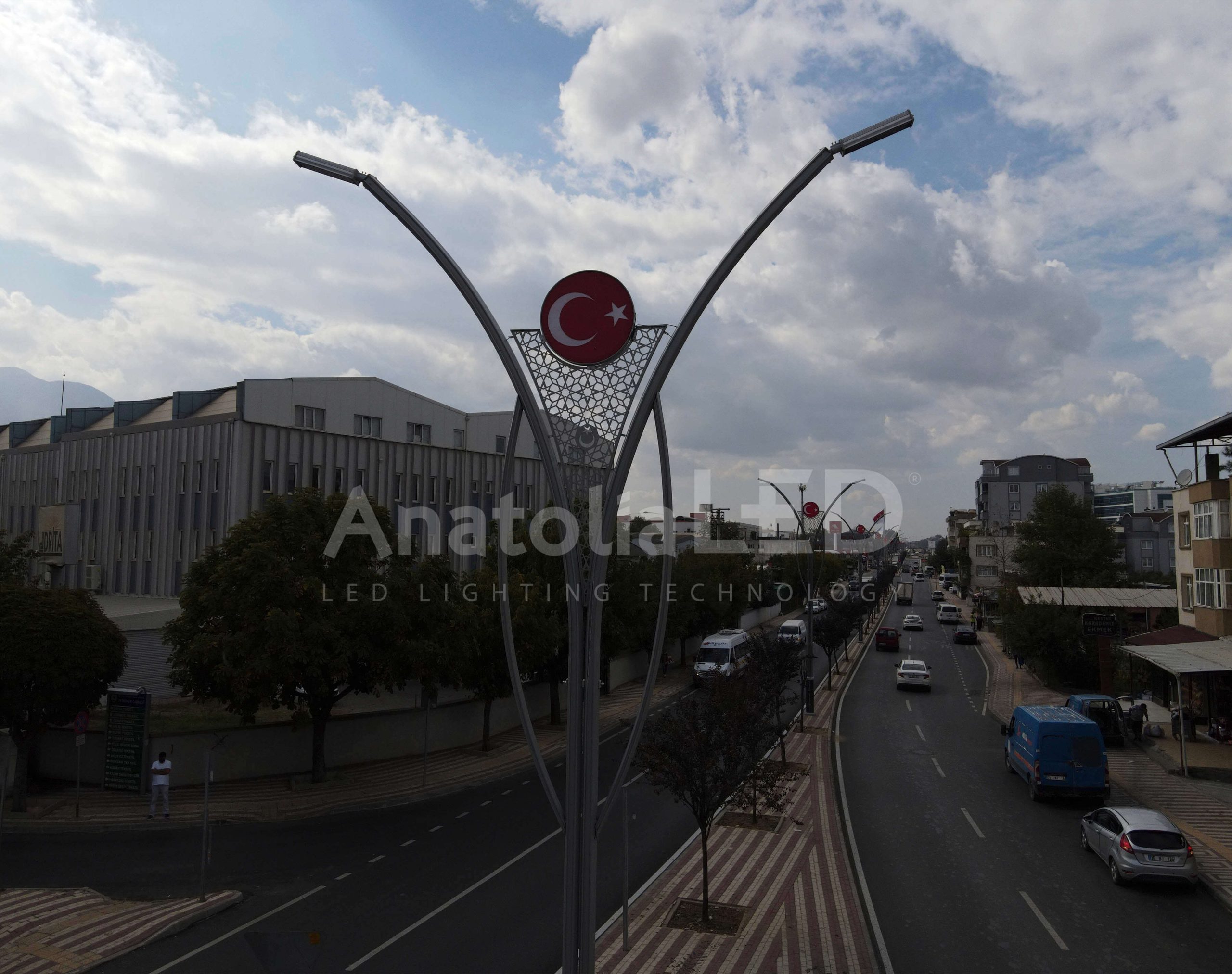 Anatolia LED | Kestel Belediyesi Tedaş Onaylı 10+10 METRE ANT-BETA ve 10+6 METRE ANT-SWAN Modelleri Dekoratif Aydınlatma Yapım İşi – 2021