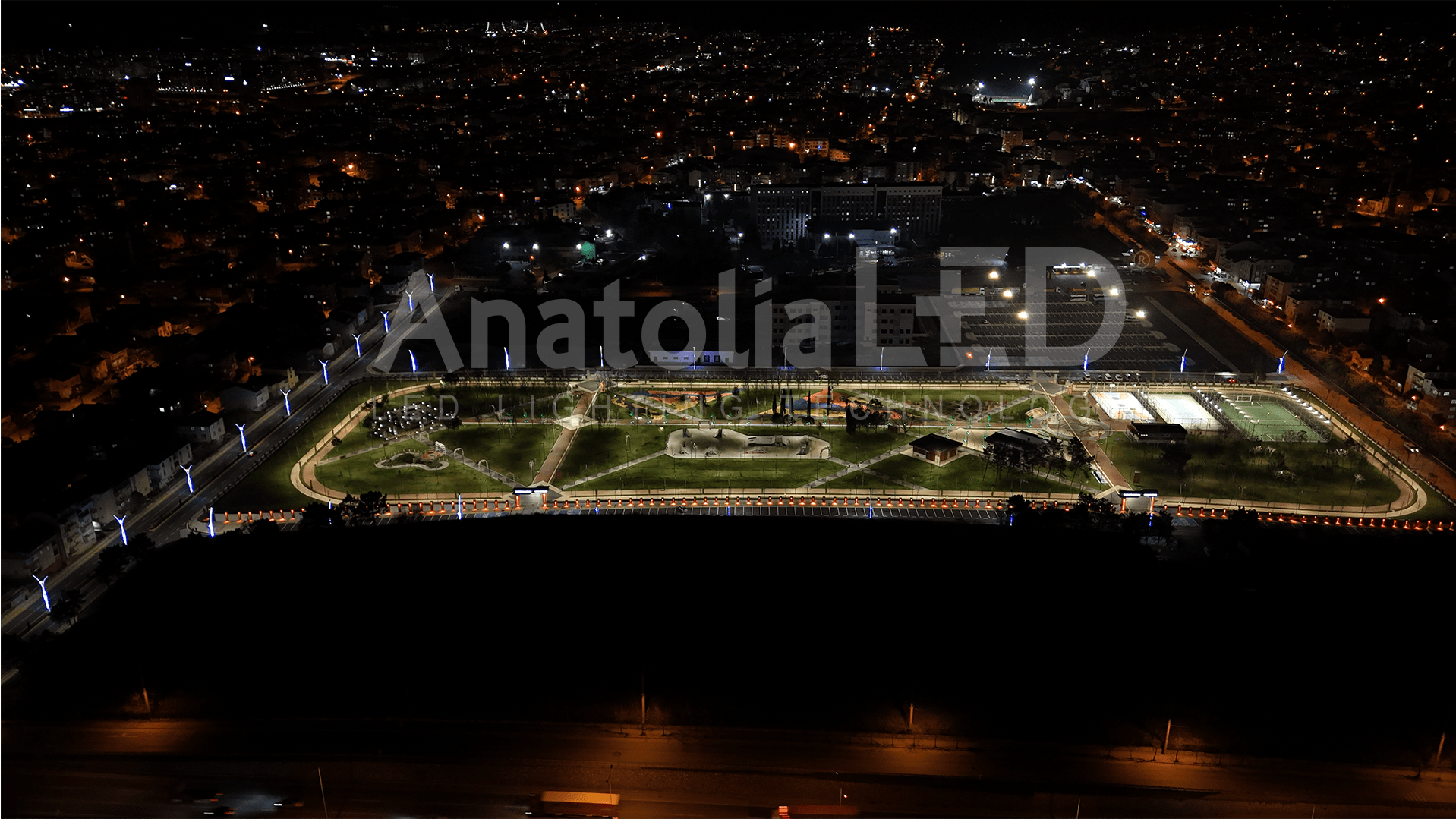 Anatolia LED | Kocaeli Büyükşehir Belediyesi Derince Sağlıklı Yaşam Aydınlatma Projesi