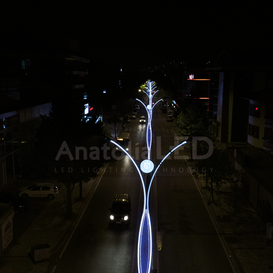 Anatolia LED | Kocaeli Büyükşehir Belediyesi Kandıra Sapağı Caddesi Ant – Fish Model Dekoratif Aydınlatma Direği – 2022