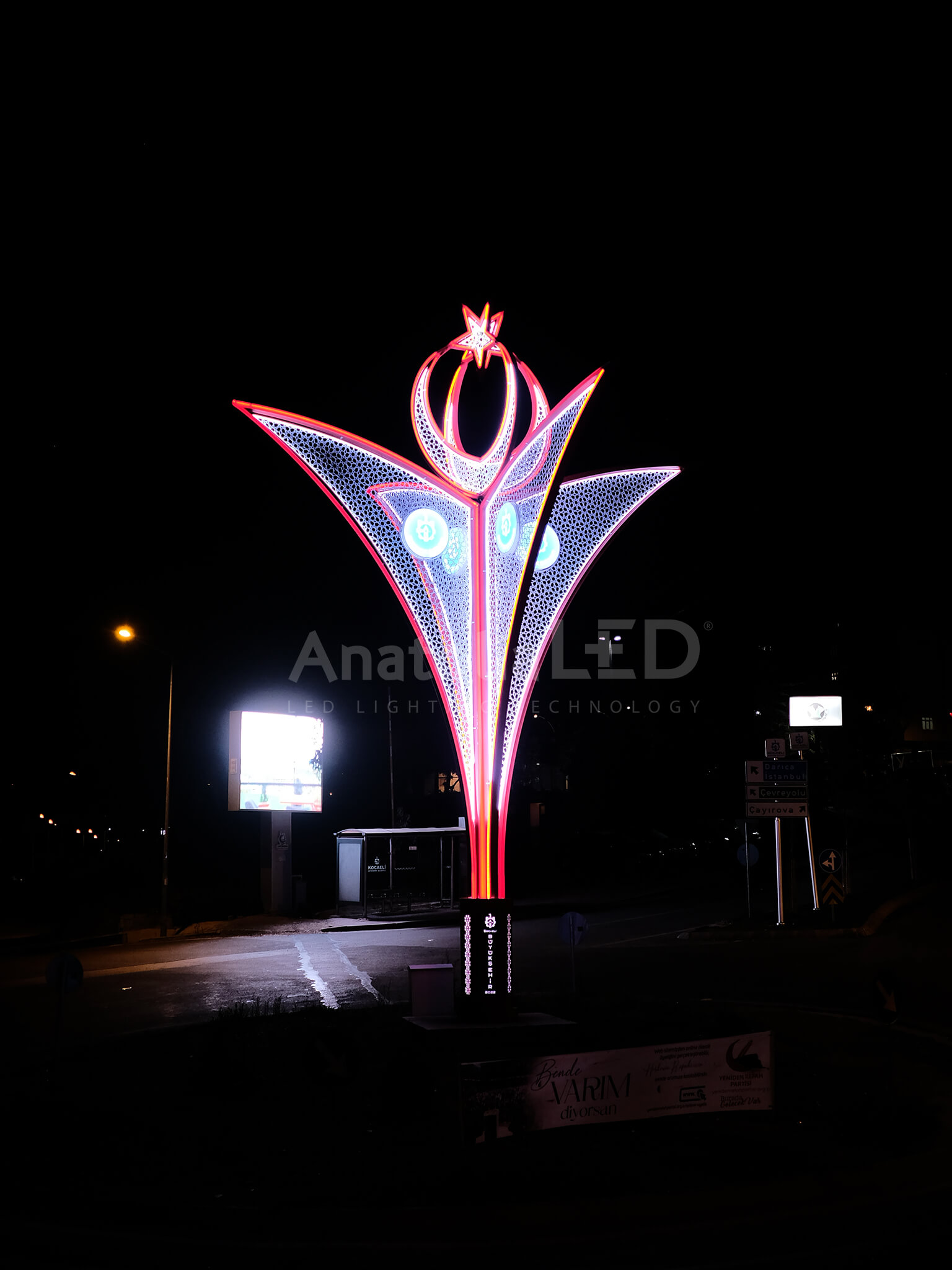 Anatolia LED | Kocaeli Büyükşehir Belediyesi Şehir Görselleri -Çayırova-2022