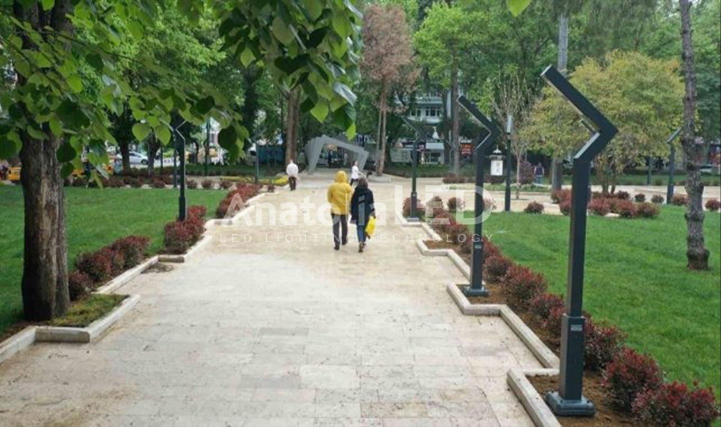 Anatolia LED | Kocaeli Büyükşehir Belediyesi Yeni Cuma Parkı Giriş Tagı Ve Ant- Z Model Dekoratif Aydınlatma Direği