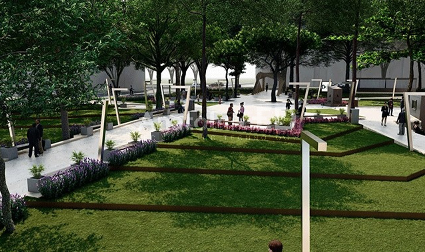 Anatolia LED | Kocaeli Büyükşehir Belediyesi Yeni Cuma Parkı Giriş Tagı Ve Ant- Z Model Dekoratif Aydınlatma Direği