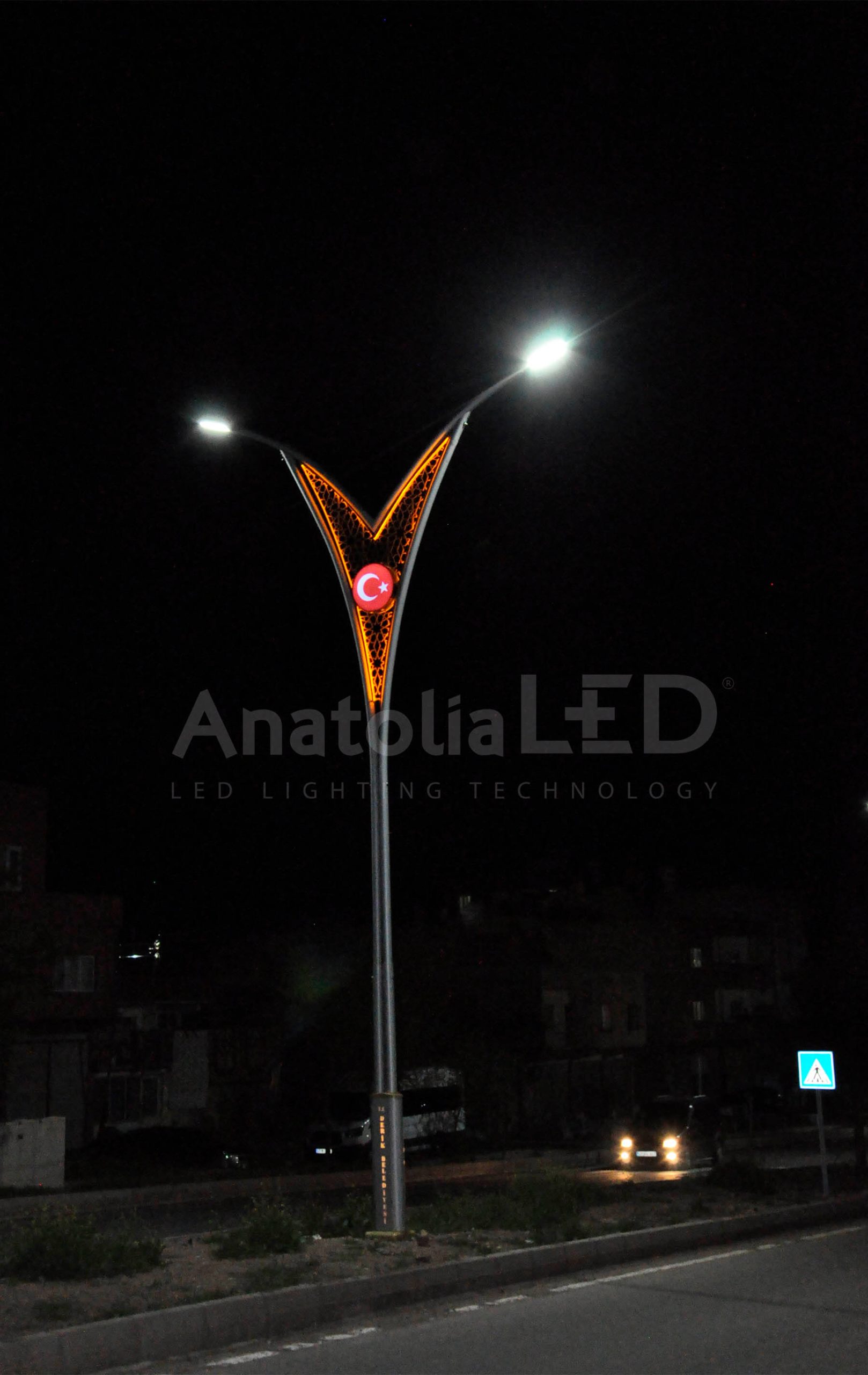Anatolia LED | Mardin Derik Belediyesi Dekoratif Ledli Yol Aydınlatma Yapım İşi / 2019
