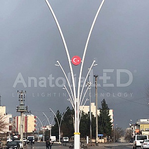 Anatolia LED | Şırnak İdil Belediyesi Dekoratif Ledli Yol Aydınlatma Yapım İşi / 2019