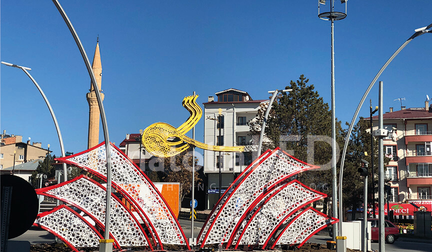 Anatolia LED | Sivas Belediyesi Gazi Lisesi Kavşağı Şehir Görseli Yapım İşi / 2020