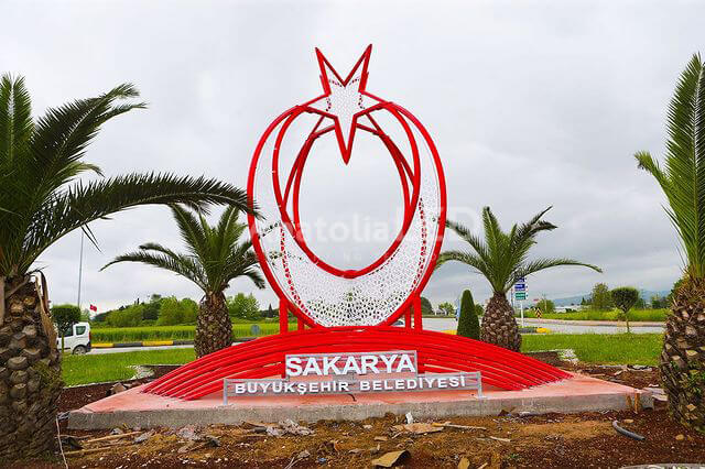 Anatolia LED | Sakarya büyükşehir belediyesi 6 Metre Ay Yıldız Model Şehir Görseli