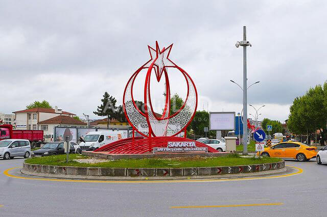 Anatolia LED | Sakarya büyükşehir belediyesi 6 Metre Ay Yıldız Model Şehir Görseli