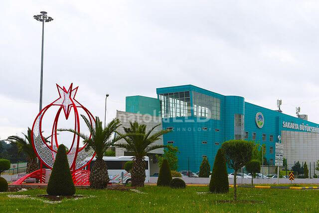 Anatolia LED | Sakarya büyükşehir belediyesi 6 Metre Ay Yıldız Model Şehir Görseli